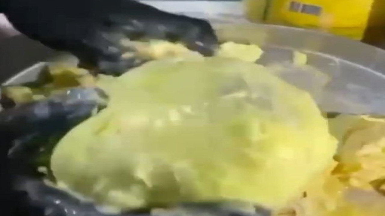 Margarin kutusundan uyuşturucu çıktı