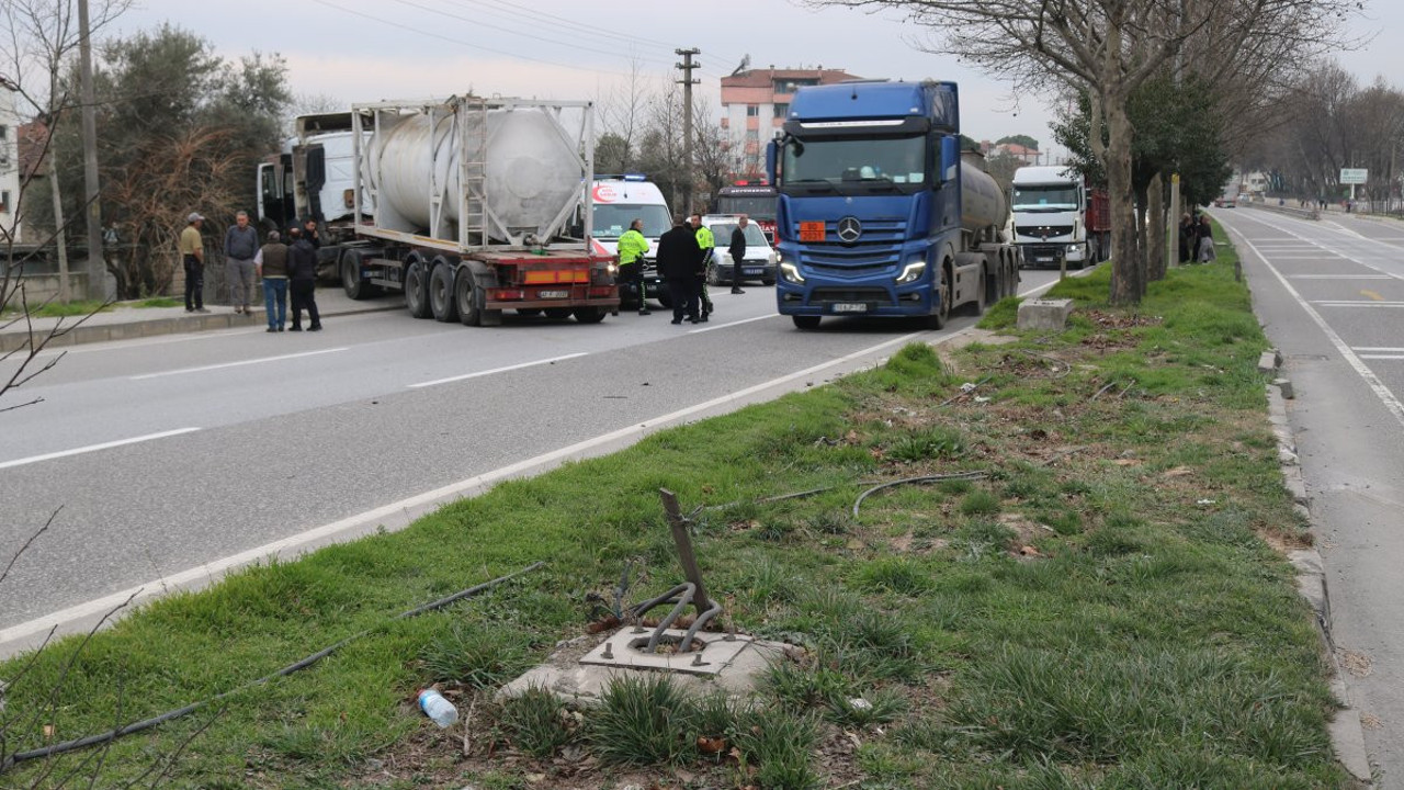 Ölüm, TIR sürücüsünü direksiyon başında yakaladı