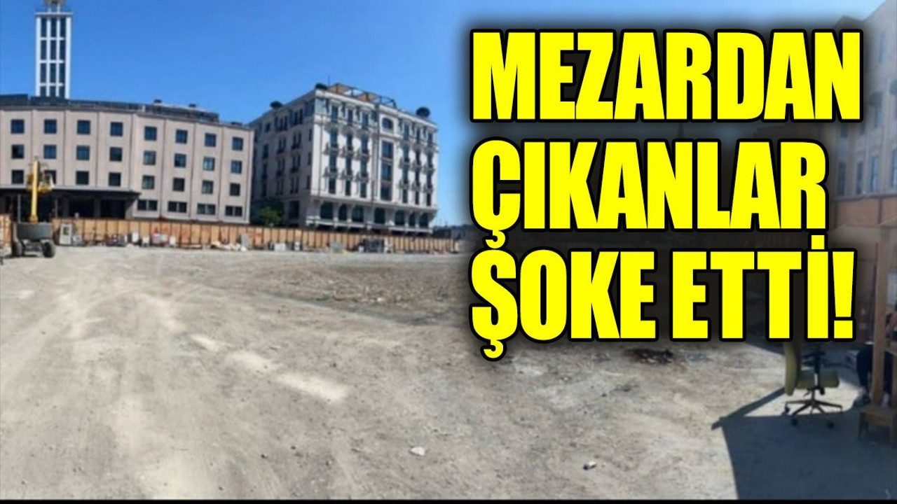 Mezardan çıkanlar şoke oldu