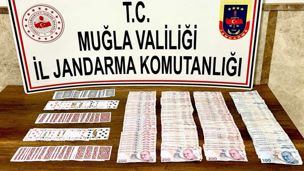 Jandarmadan Fethiye’de kumar operasyonu