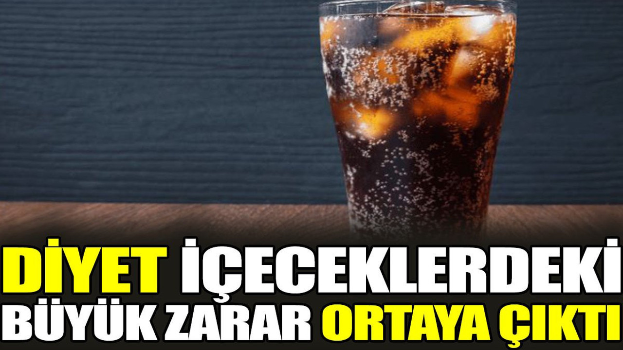 Diyet içeceklerdeki büyük zarar ortaya çıktı