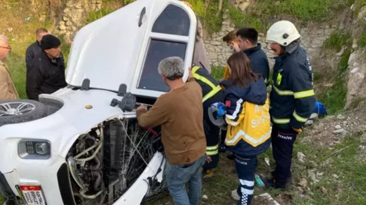 Elektrikli bisiklet kazası: 3 yaralı