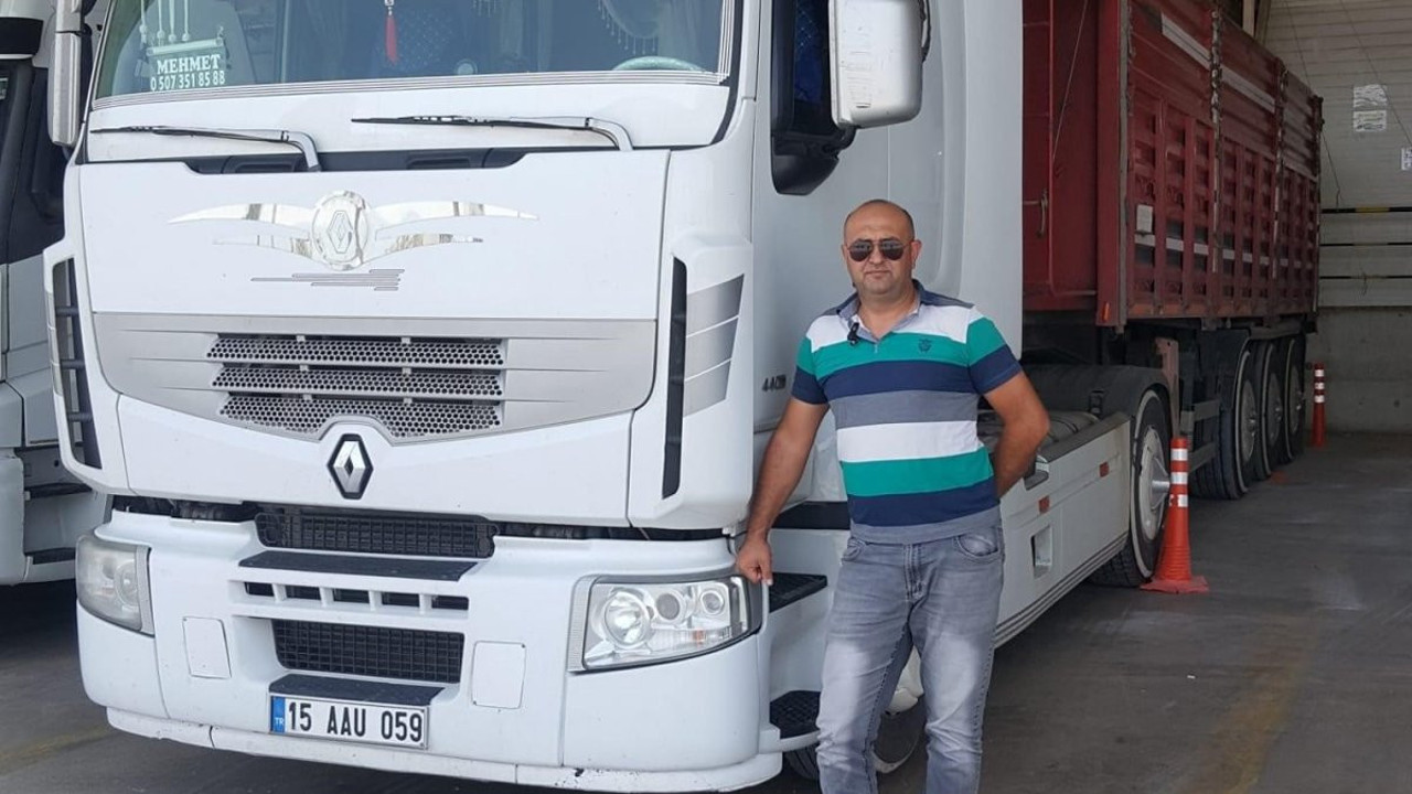 Burdur’da TIR sürücüsünün feci ölümü!