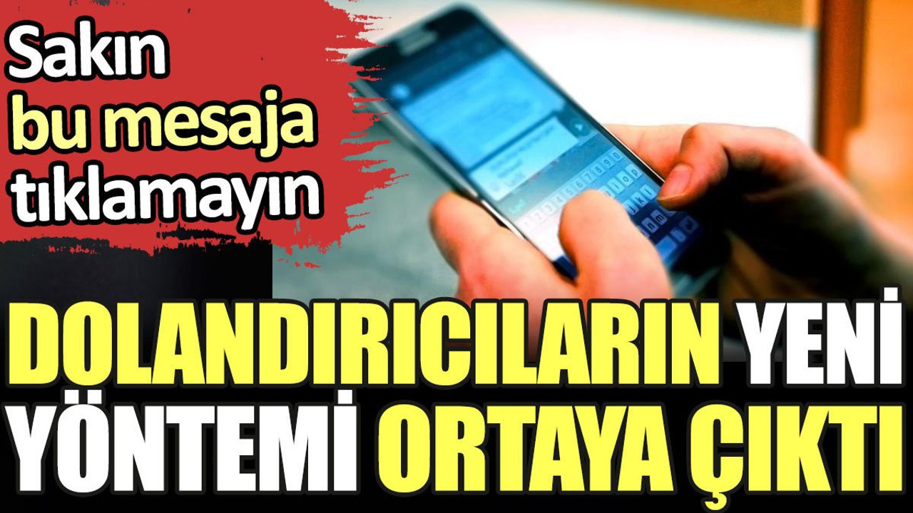 Dolandırıcıların yeni yöntemi ortaya çıktı. Sakın bu linke tıklamayın