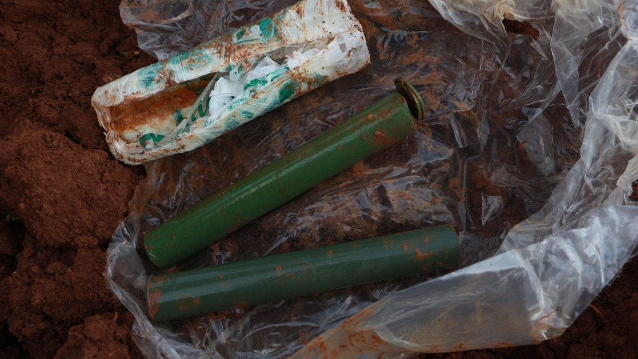 Siirt’te terör örgütüne ait mühimmat ele geçirildi