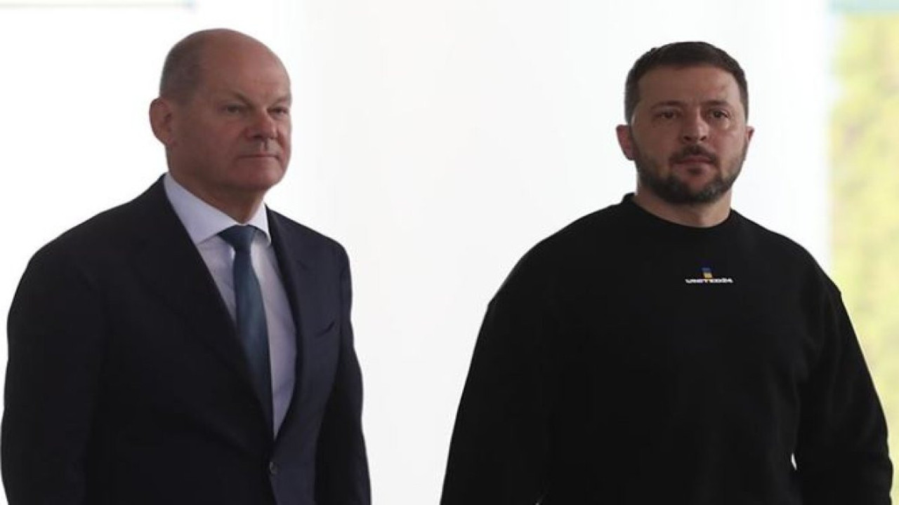 Scholz Zelenskiy ile Ukrayna'daki durumu görüştü