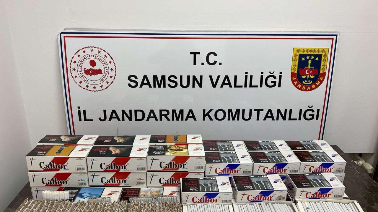 Samsun'da kaçak tütün operasyonu