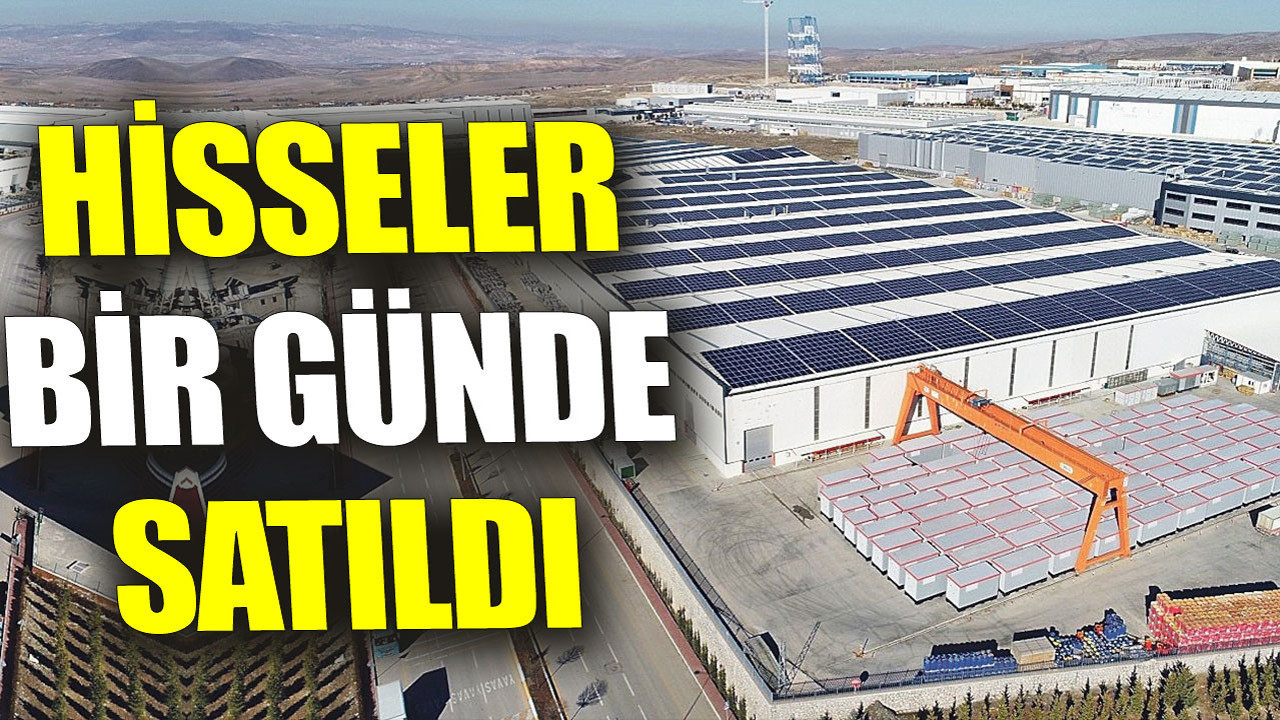 Hisseler bir günde satıldı