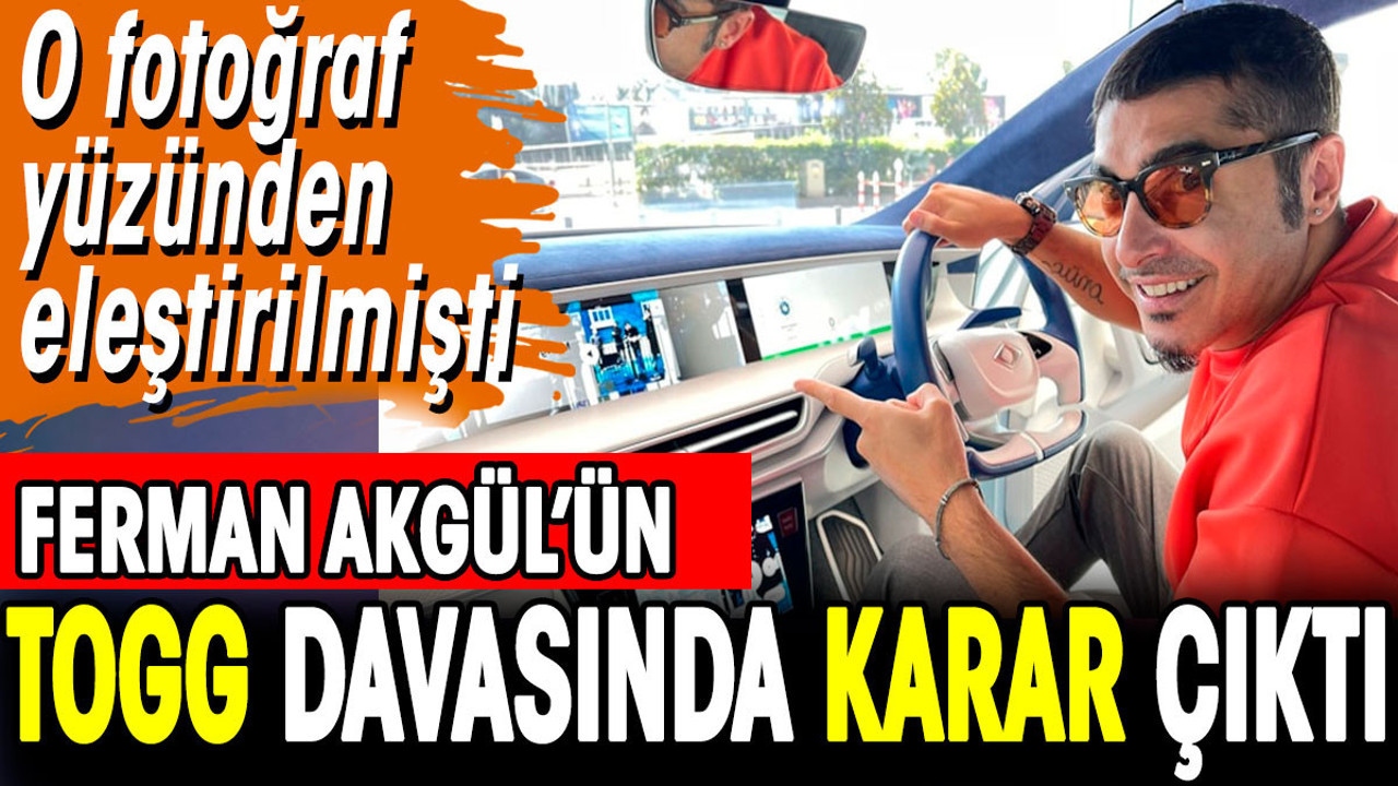 Manga'nın solisti Ferman Akgül'ün TOGG davasında karar çıktı