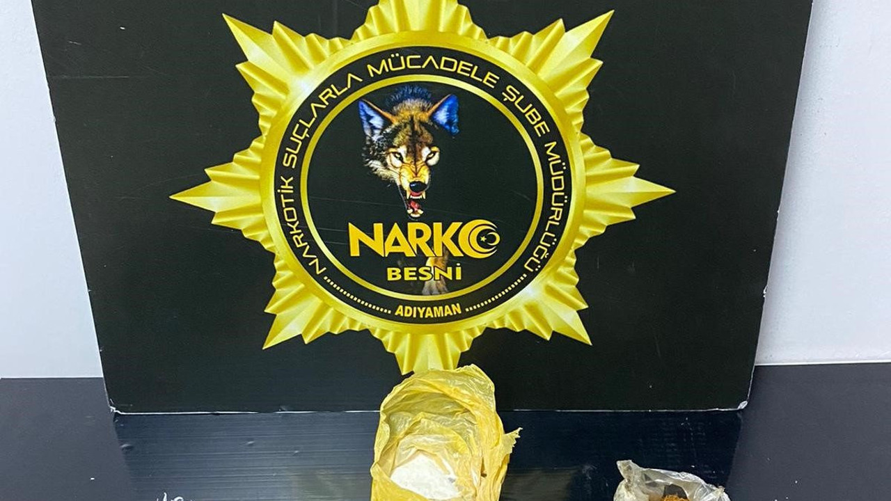Besni'de uyuşturucu ticareti. 1 tutuklama