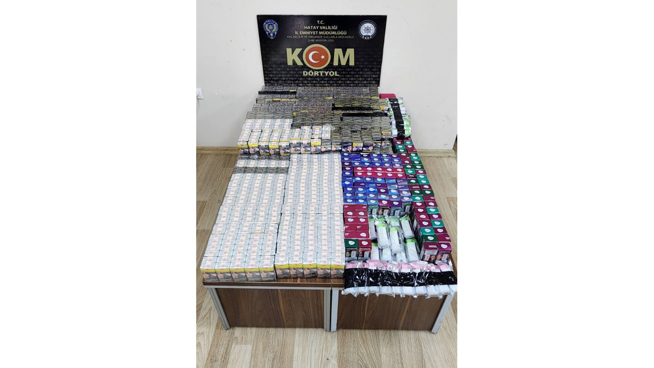 Hatay'da kaçakçılık operasyonu