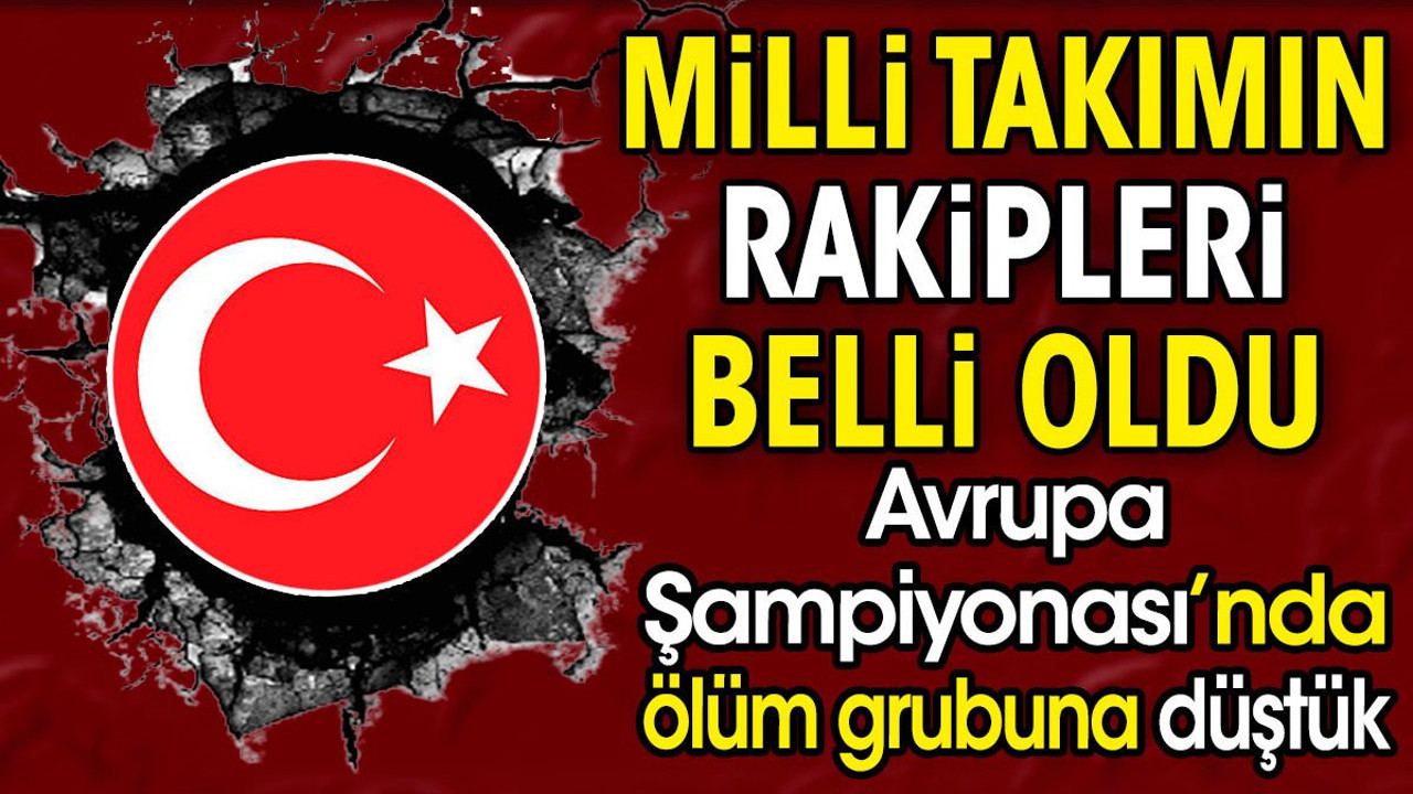 Milli takımın Avrupa Şampiyonası Elemeleri'ndeki rakipleri belli oldu. Ölüm grubuna düştük