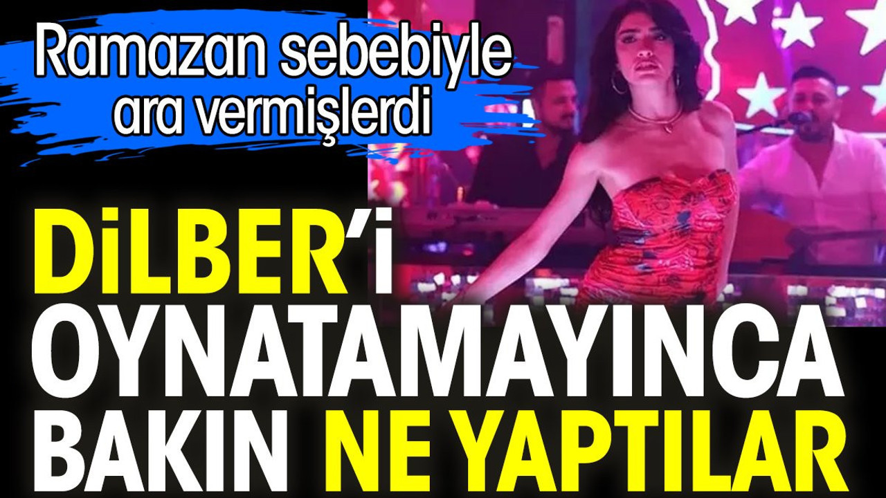 İnci Taneleri’nde Dilber’i oynatamayınca bakın ne yaptılar. Ramazan sebebiyle ara vermişlerdi