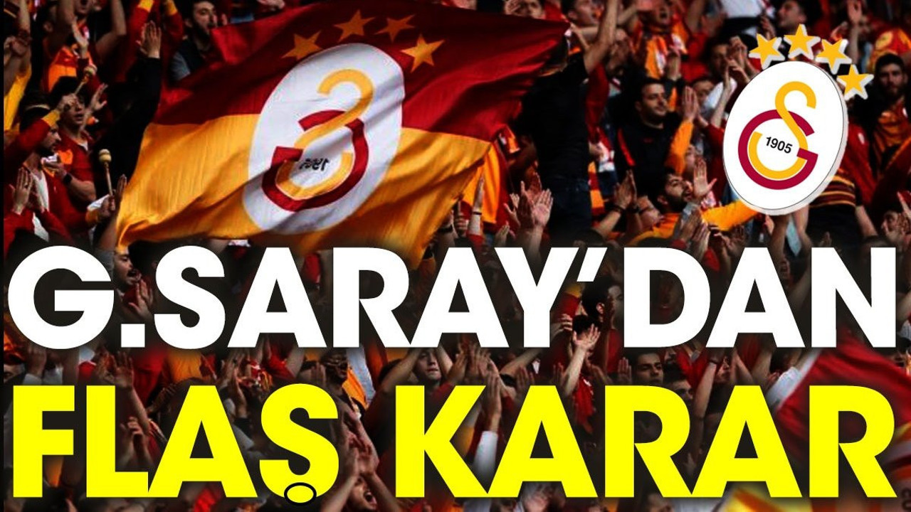 Galatasaray'dan flaş Fenerbahçe kararı. TFF'ye bildirdi