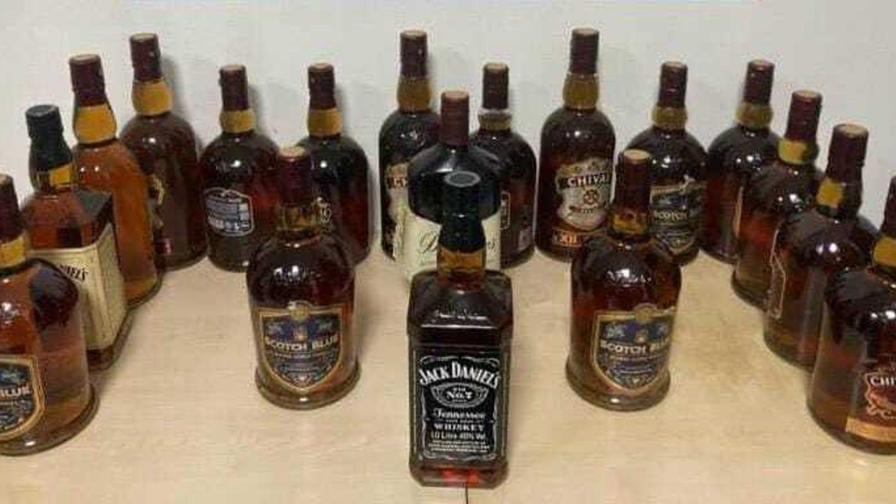 Denizli'de sahte ve kaçak alkol operasyonu
