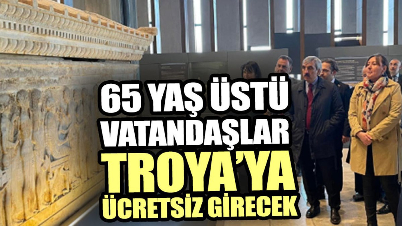 65 yaş üstü vatandaşlar Troya’ya ücretsiz girecek