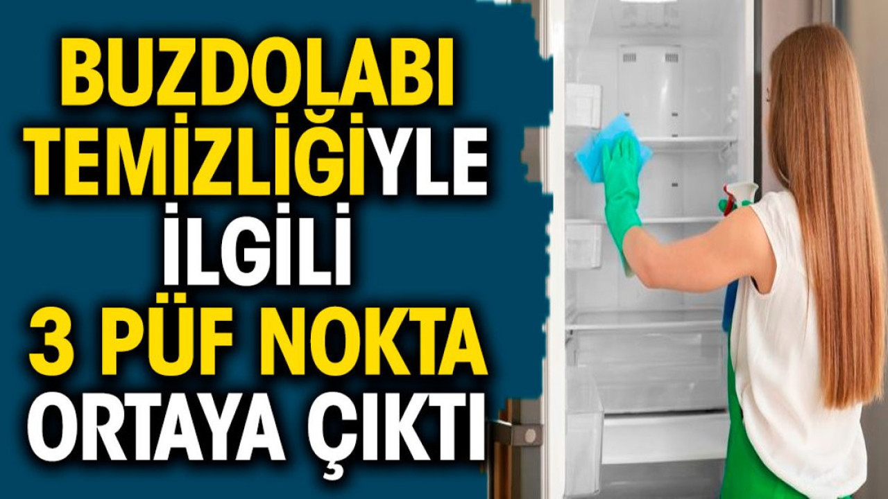 Buzdolabı temizliğiyle ilgili 3 püf nokta ortaya çıktı