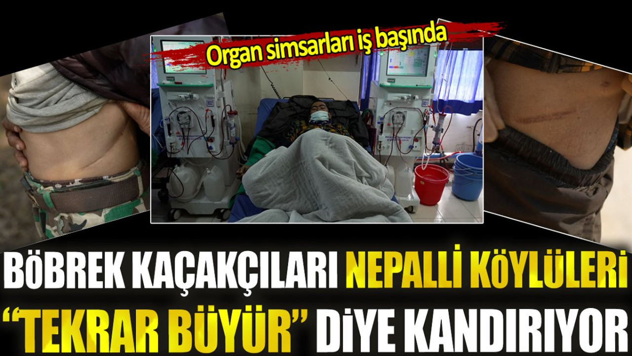 Böbrek kaçakçıları Nepalli köylüleri tekrar büyür diye kandırıyor. Organ simsarları iş başında