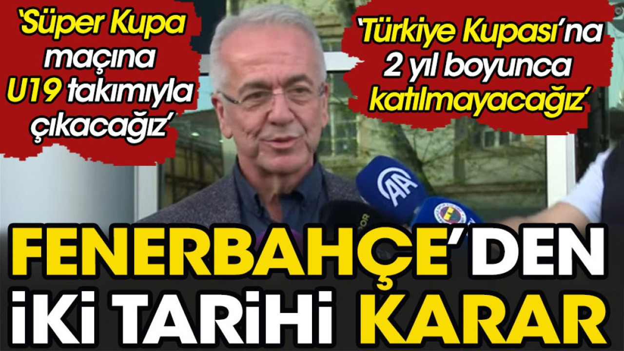 Son dakika... Fenerbahçe Süper Kupa kararını resmen açıkladı