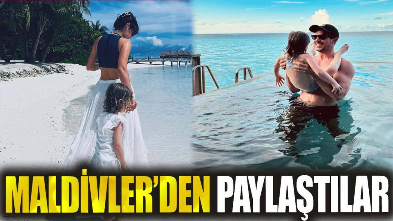 Maldivler'den paylaştılar