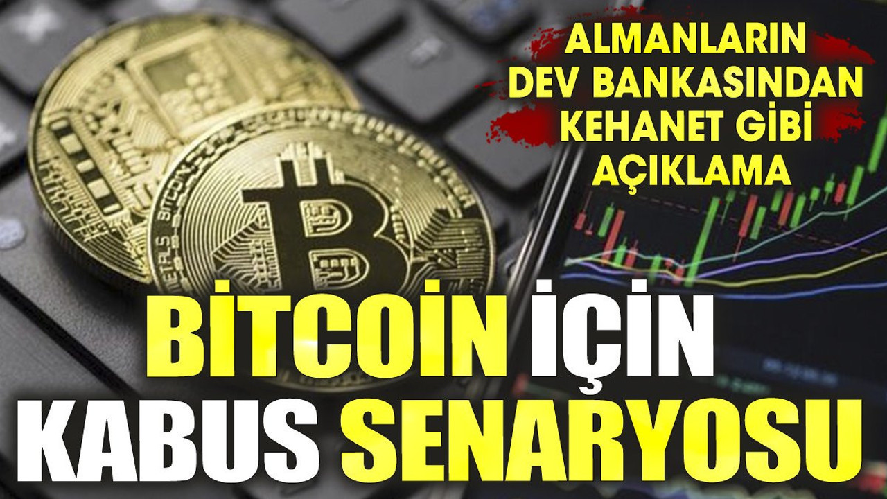 Bitcoin için kabus senaryosu. Almanların dev bankasından kehanet gibi açıklama
