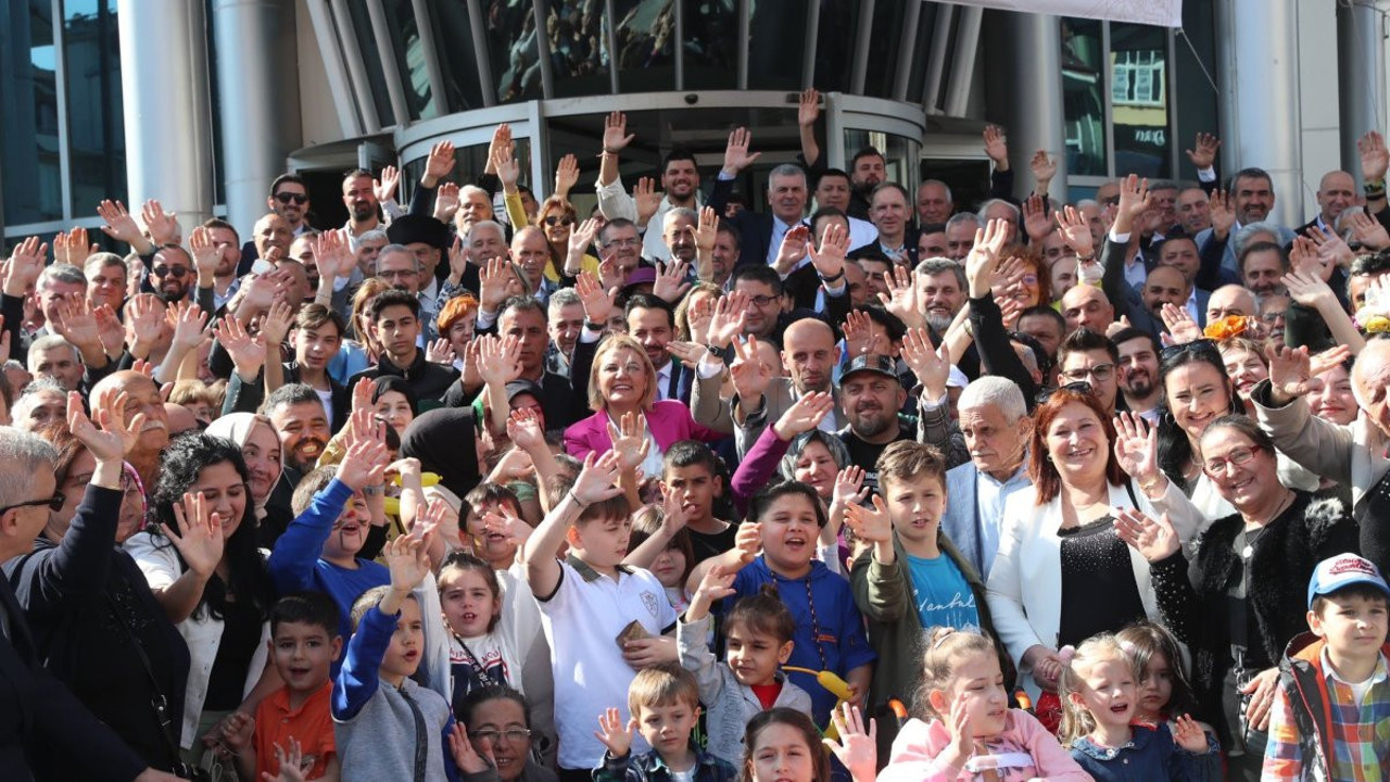 İzmit’te çocuklar bayramı doyasıya yaşadı