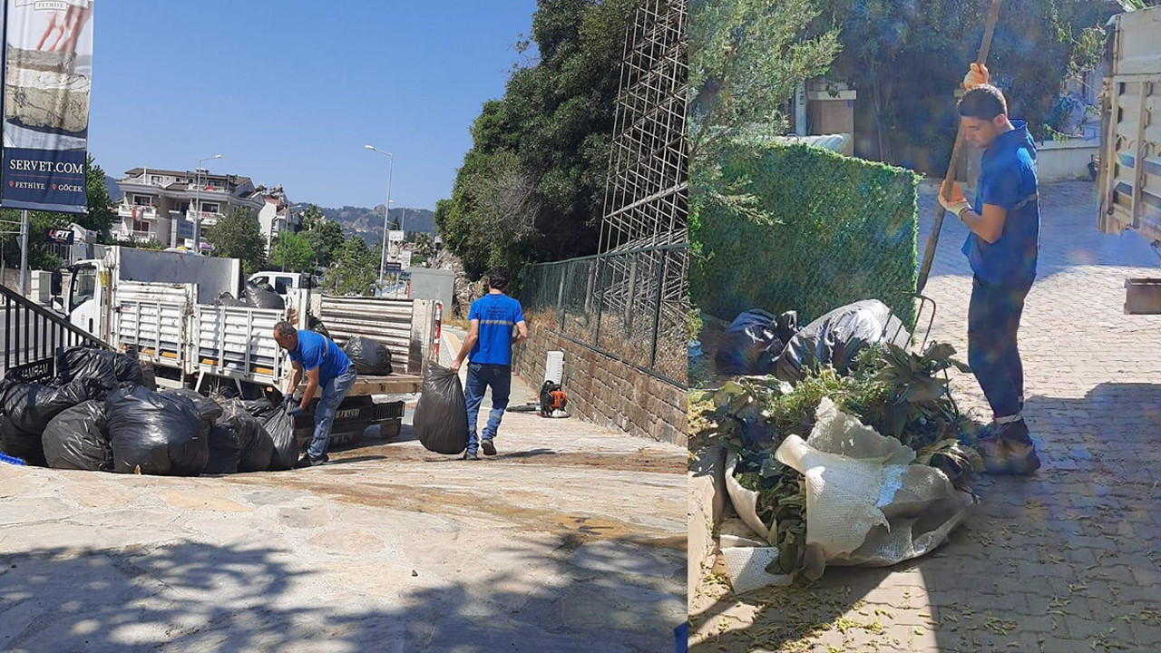 Tatilciler gitti geriye bin 400 ton çöp kaldı