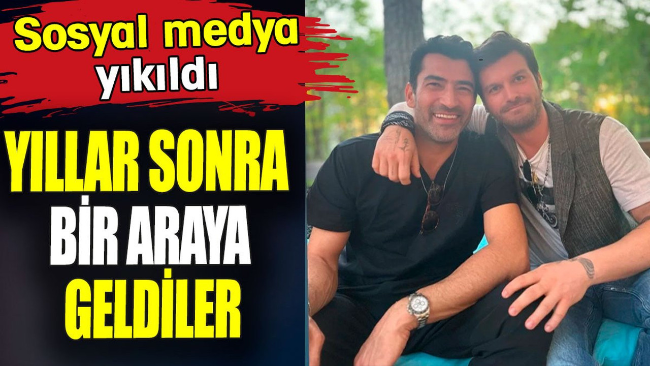 Kıvanç Tatlıtuğ ve Kenan İmirzalıoğlu yıllar sonra bir araya geldi