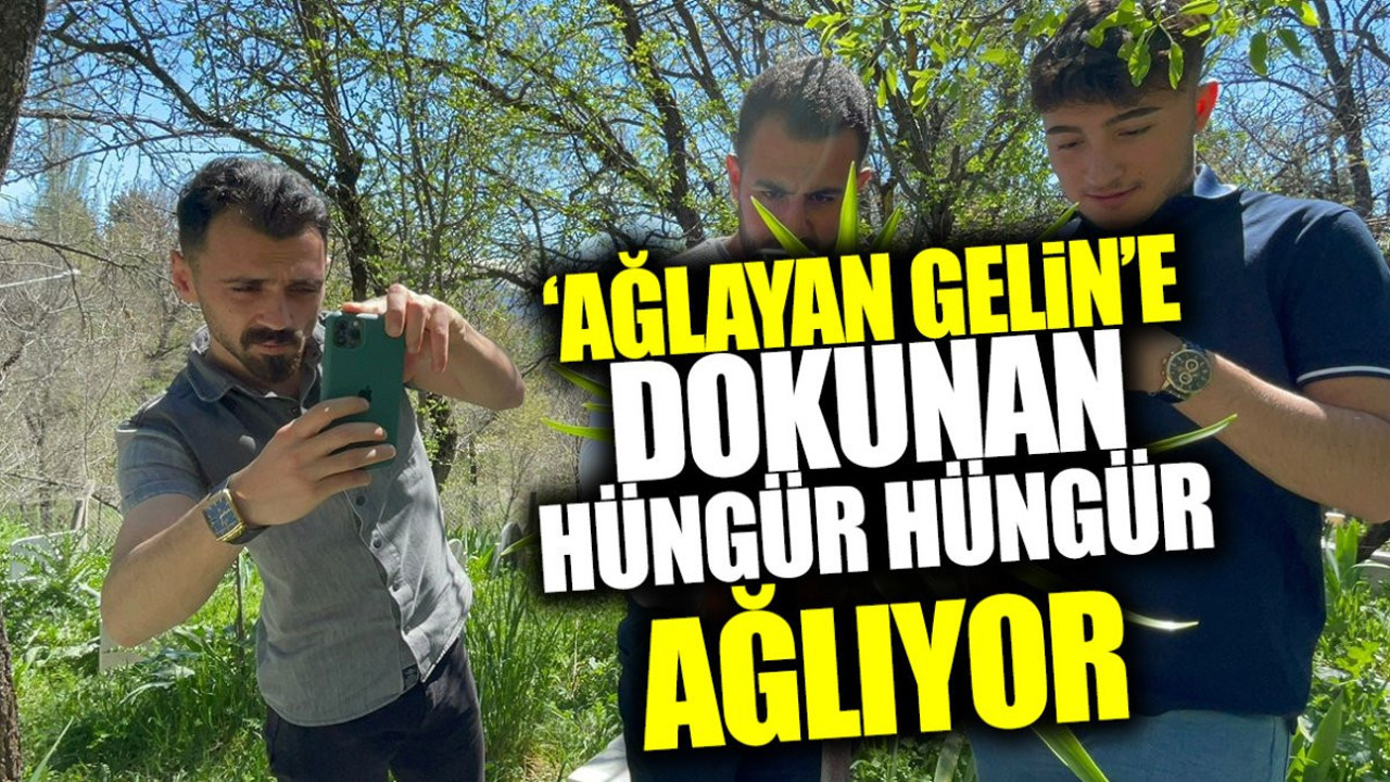 ‘Ağlayan Gelin’e dokunan hüngür hüngür ağlıyor