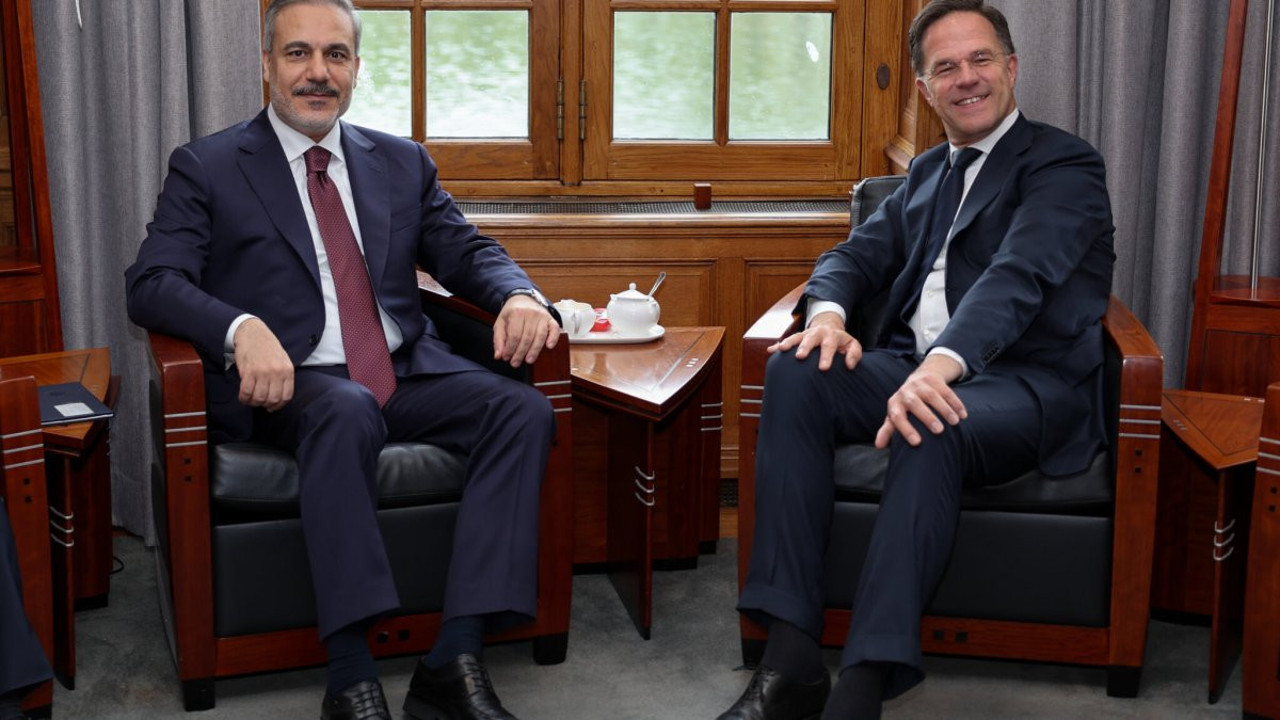 Fidan Hollanda Başbakanı Rutte ile görüştü