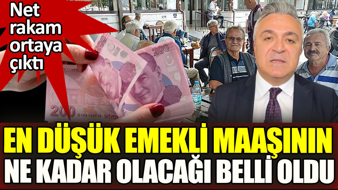 En düşük emekli maaşının ne kadar olacağı belli oldu. Net rakam ortaya çıktı
