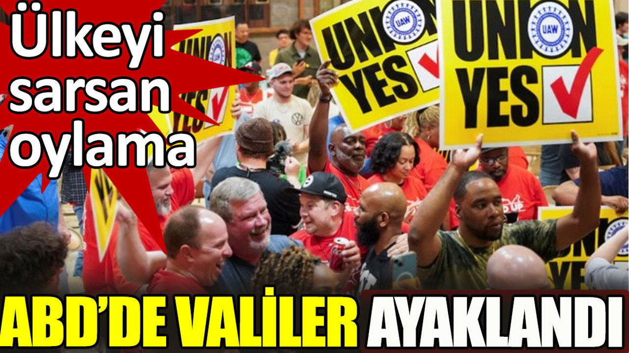 ABD'de valiler ayaklandı. Ülkeyi sarsan oylama