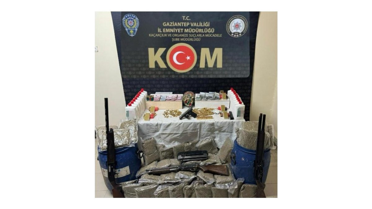 Uyuşturucu ve kaçak silah operasyonu