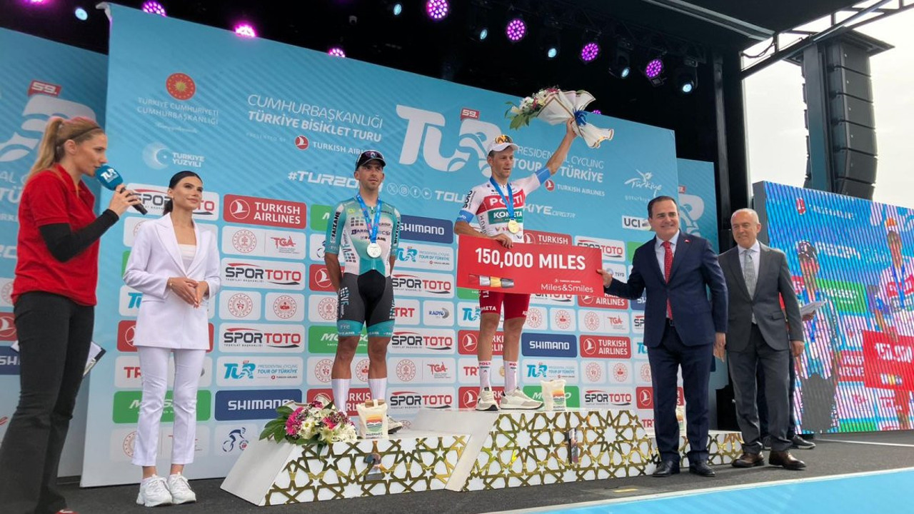 Bisiklet Turu'nda 3. etabın galibi Giovanni Lonardi