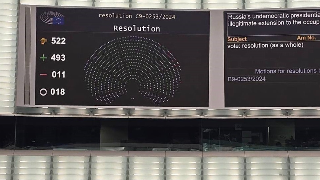 Avrupa Parlamentosu Rusya'daki seçimleri tanımayacak