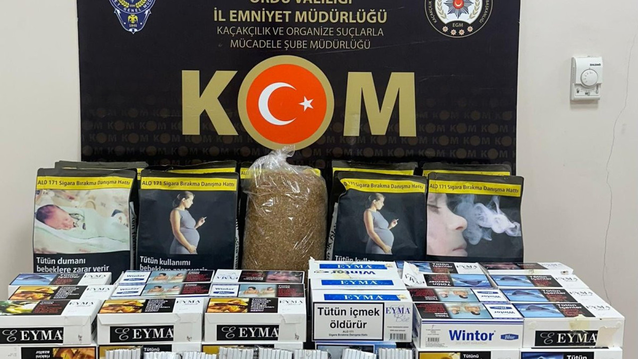 Ordu’da polis depoya baskın yaptı