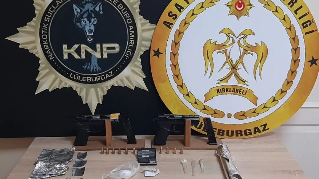 Kırklareli’de uyuşturucu operasyonu: 4 tutuklama