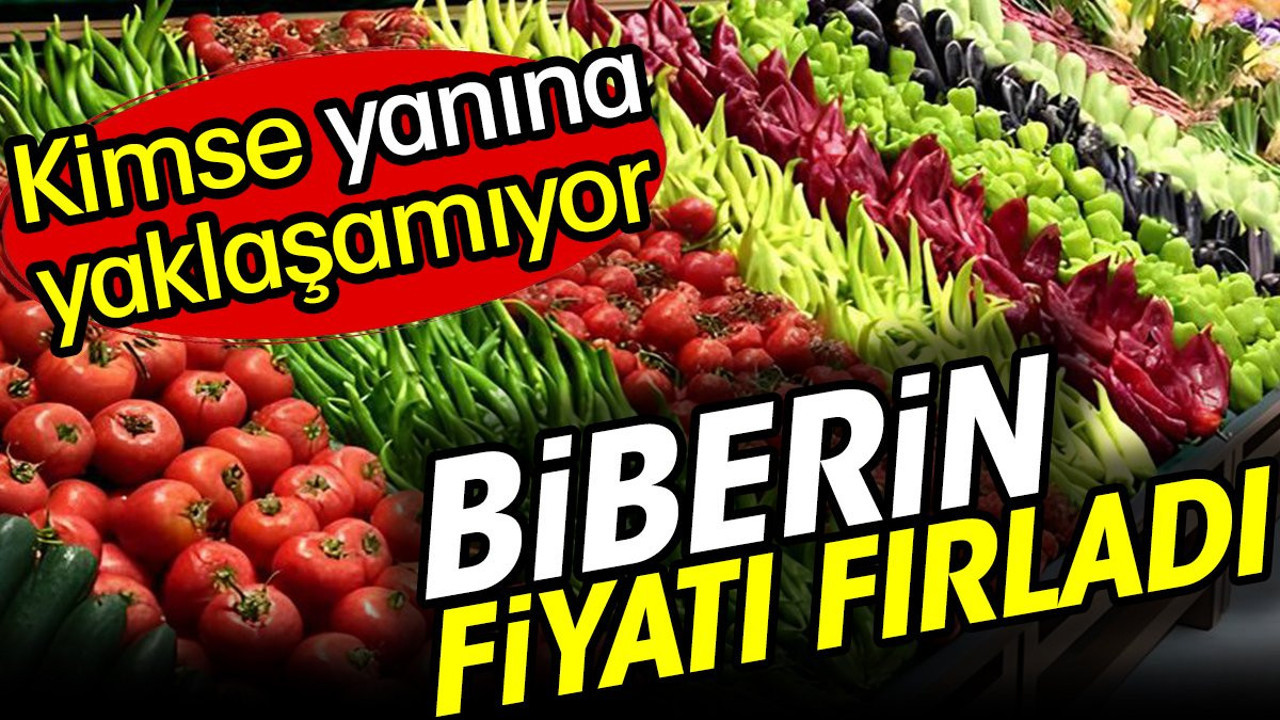 Biberin fiyatı fırladı! Kimse yanına yaklaşamıyor