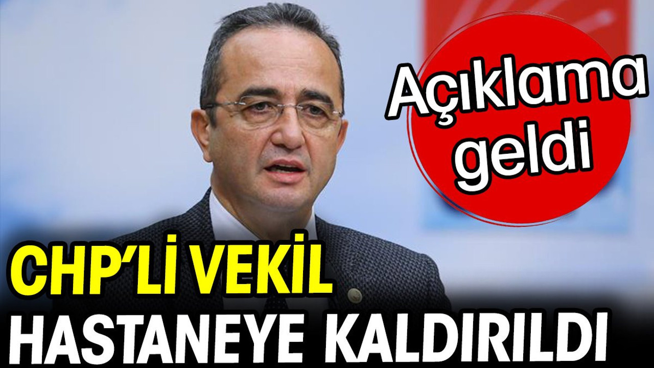CHP'li vekil hastaneye kaldırıldı (03 Mayıs 2024)