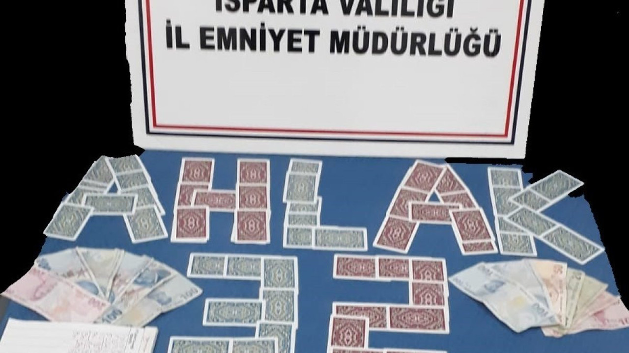 Isparta'da fuhuş ve kumar operasyonu. 10 şahsa 116 bin TL para cezası