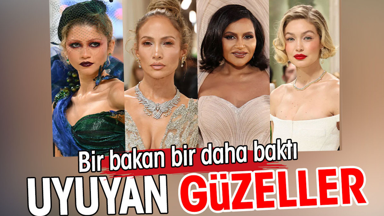 Bir bakan bir daha baktı! UYUYAN GÜZELLER