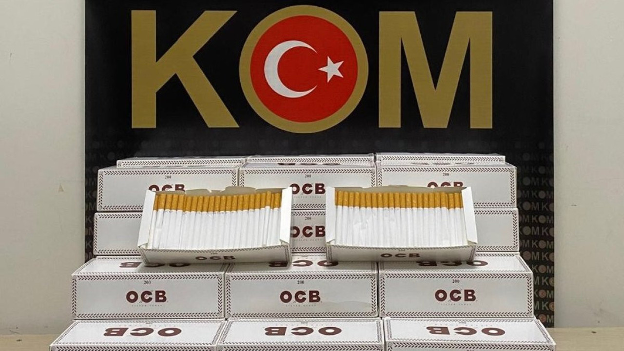 Kars’ta 50 bin boş makaron ele geçirildi