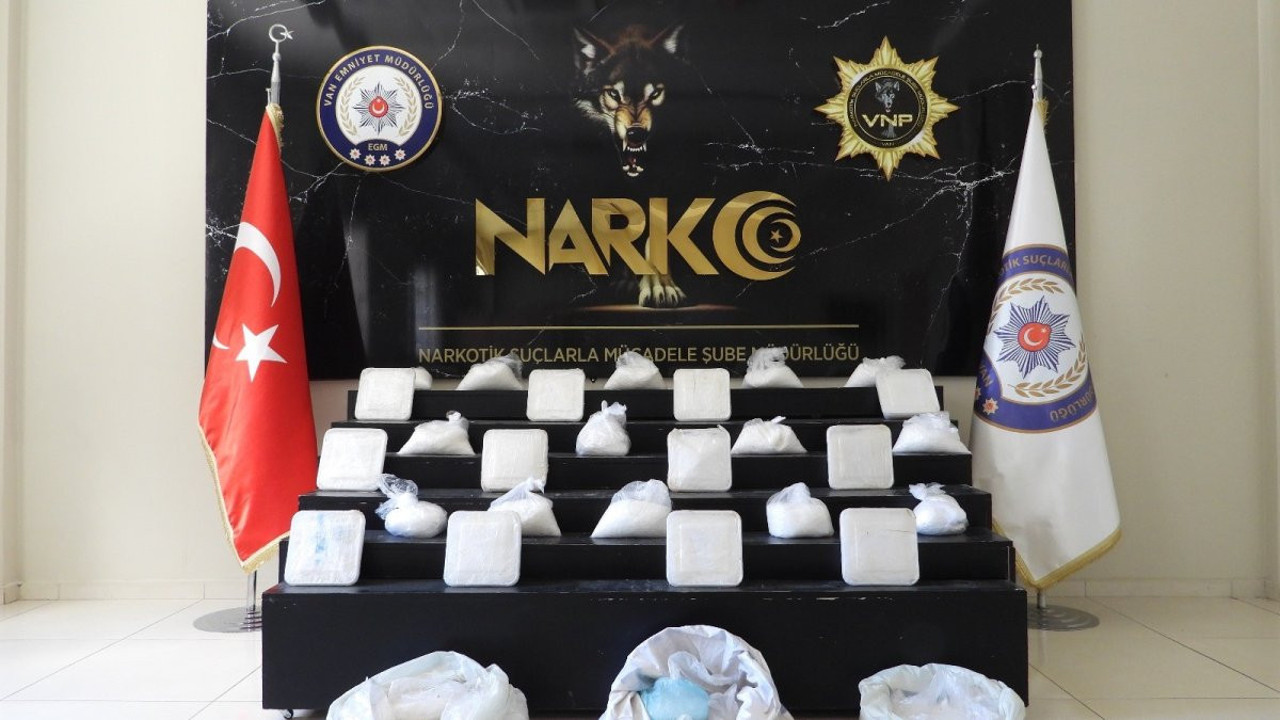 Van'da 41 kilo metamfetamin ele geçirildi