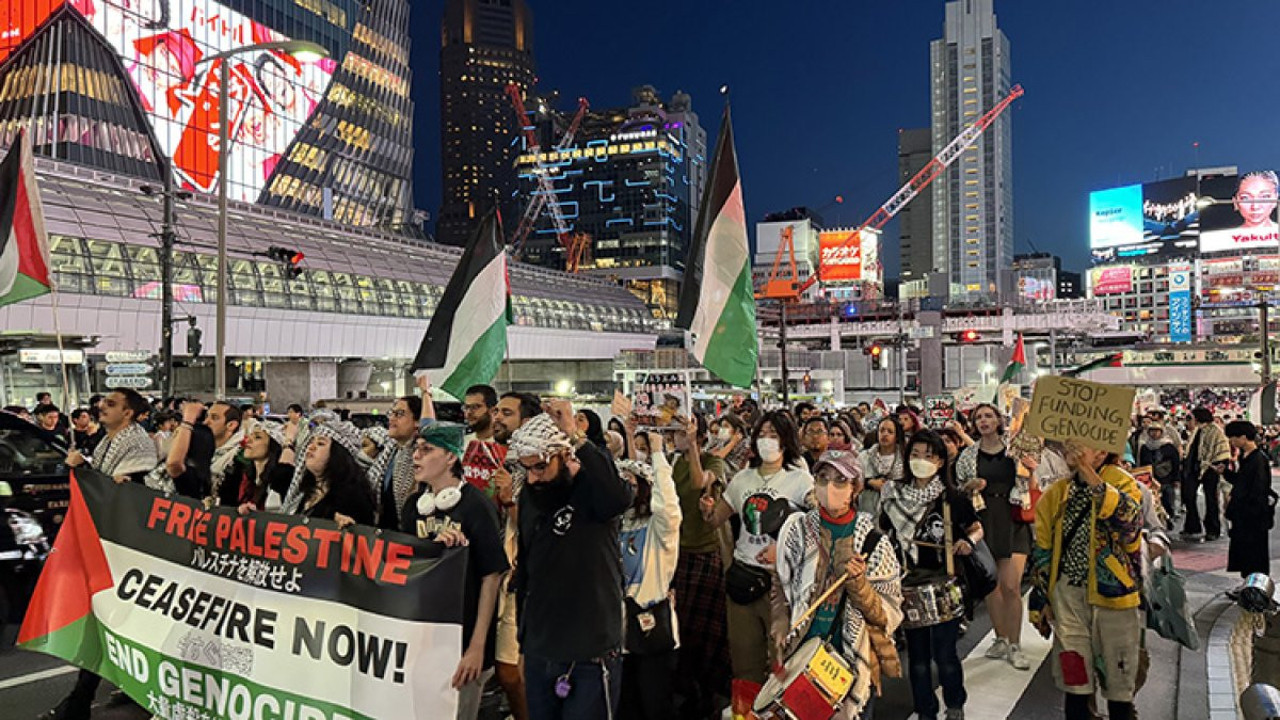 Tokyo’da İntifada Yürüyüşü