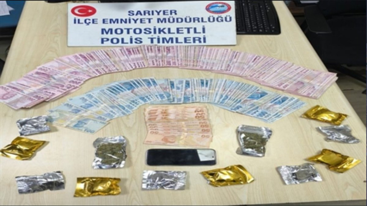 Sarıyer’de otomobilin hava yastığı bölmesinde uyuşturucu ele geçirildi