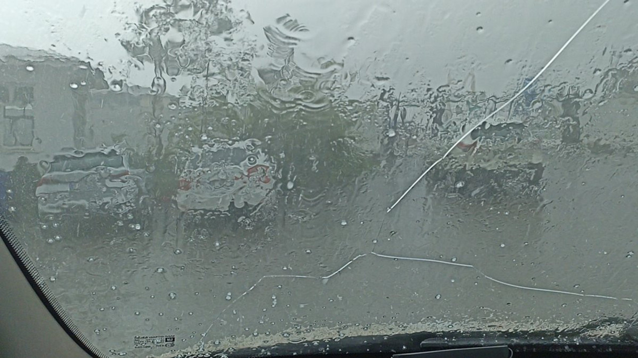 Van'da dolu etkili oldu