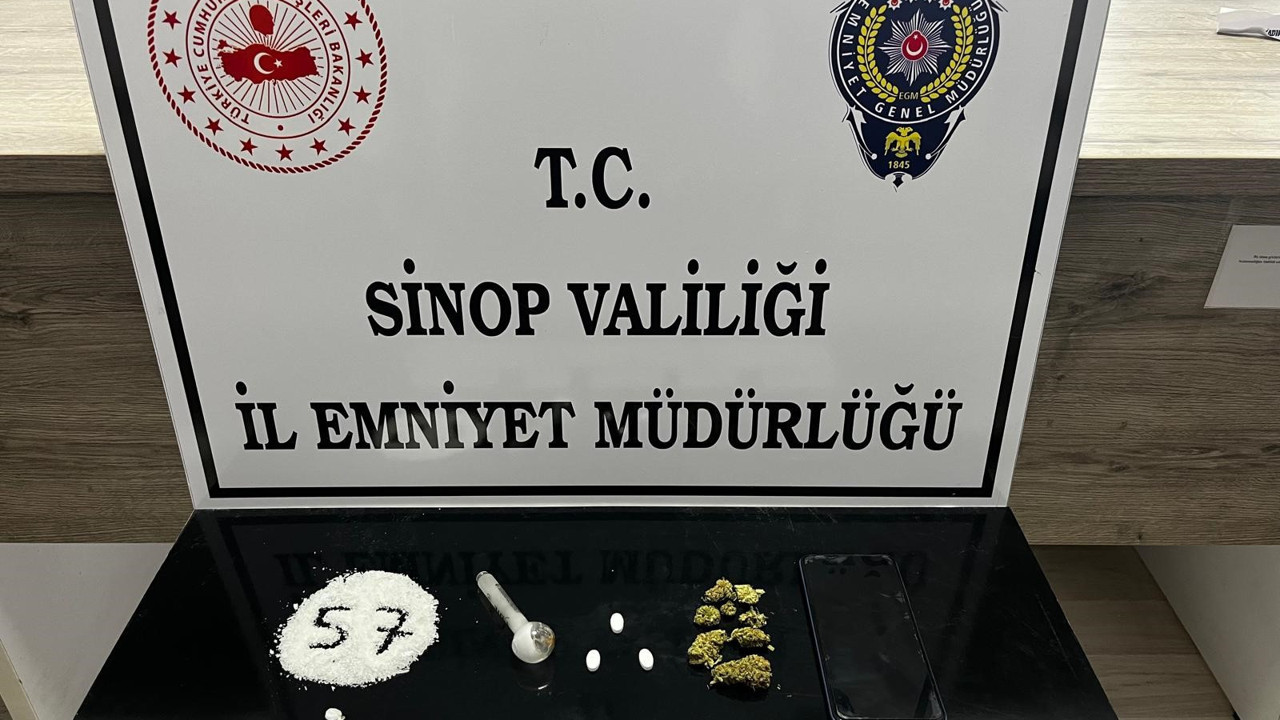 Sinop'ta uyuşturucu operasyonu