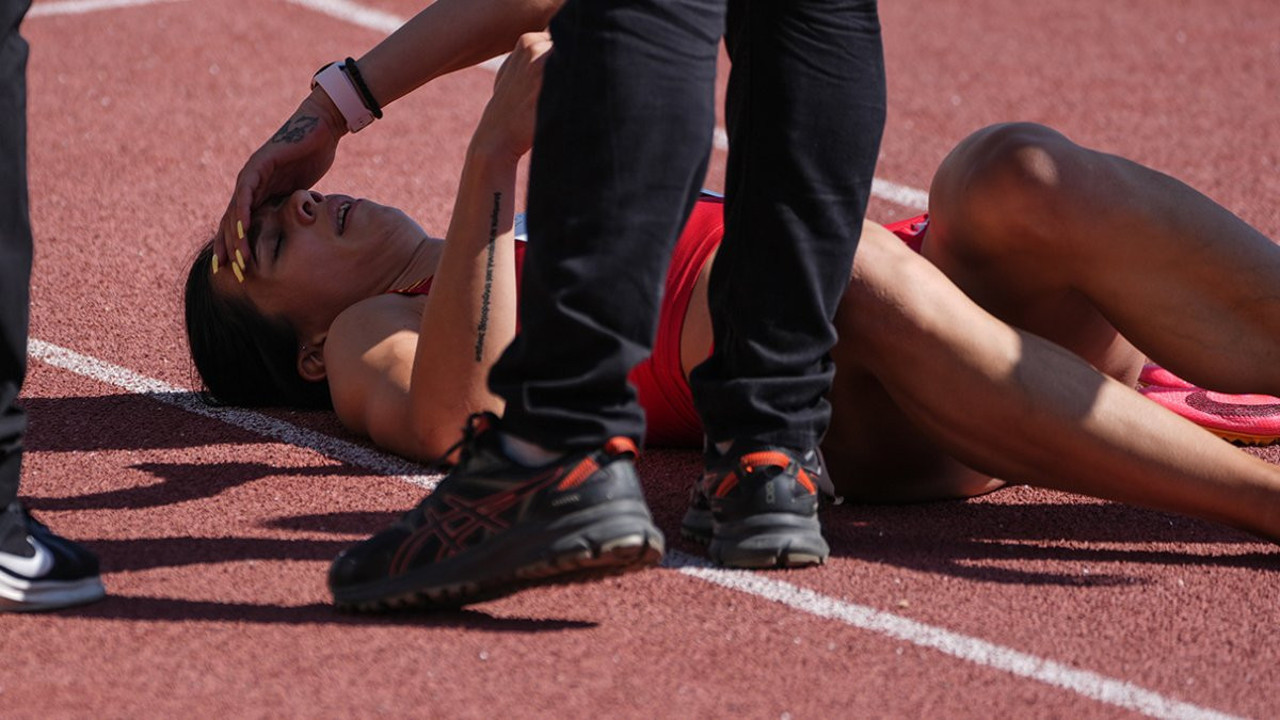 Bir anda yere yığıldı