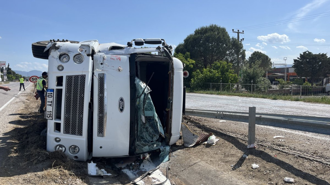 Gönen’de trafik kazası: 2 yaralı