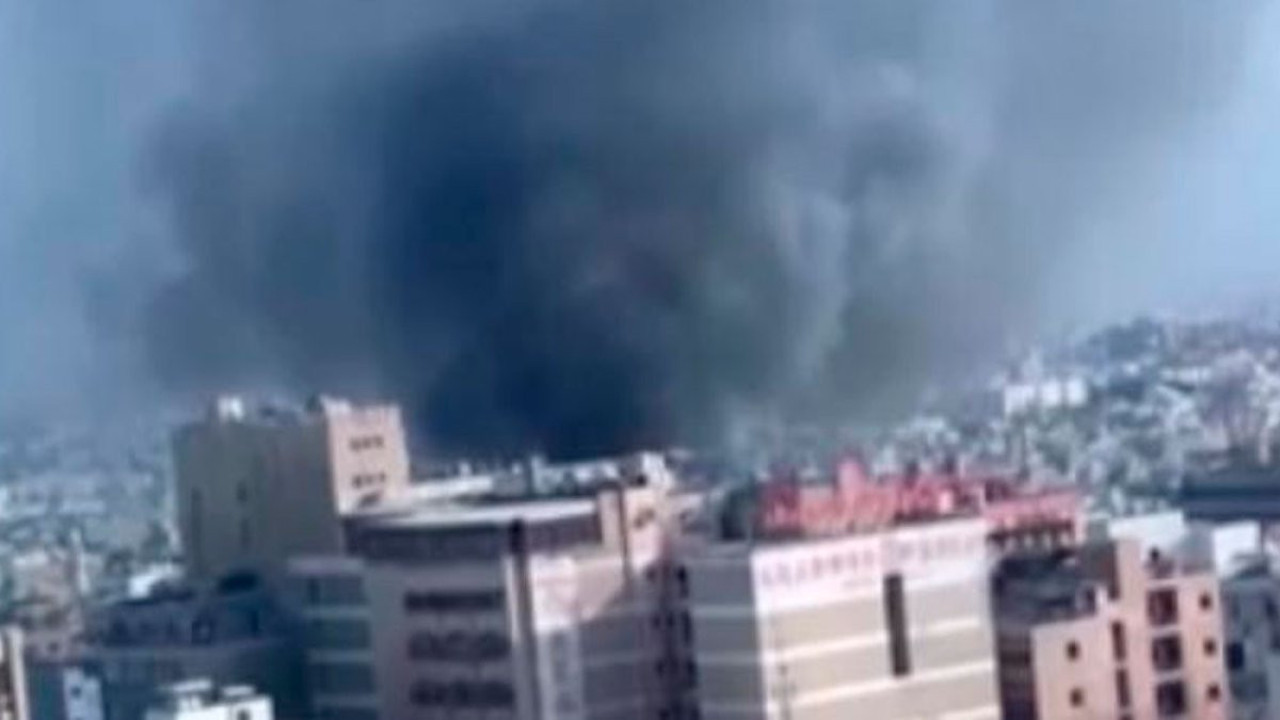 Bahreyn'in başkentinde yangın. Onlarca mağaza küle döndü